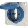 MENNEKES Elektrotechnik GmbH & Co. KG Schuko-Einbausteckdose 16A 2p+E 230V bl 11011F
