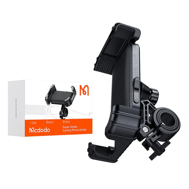 Fahrradhalterung Mcdodo CM-5240 – verstellbare Smartphone-Halterung, schwarz, Lenkerbefestigung