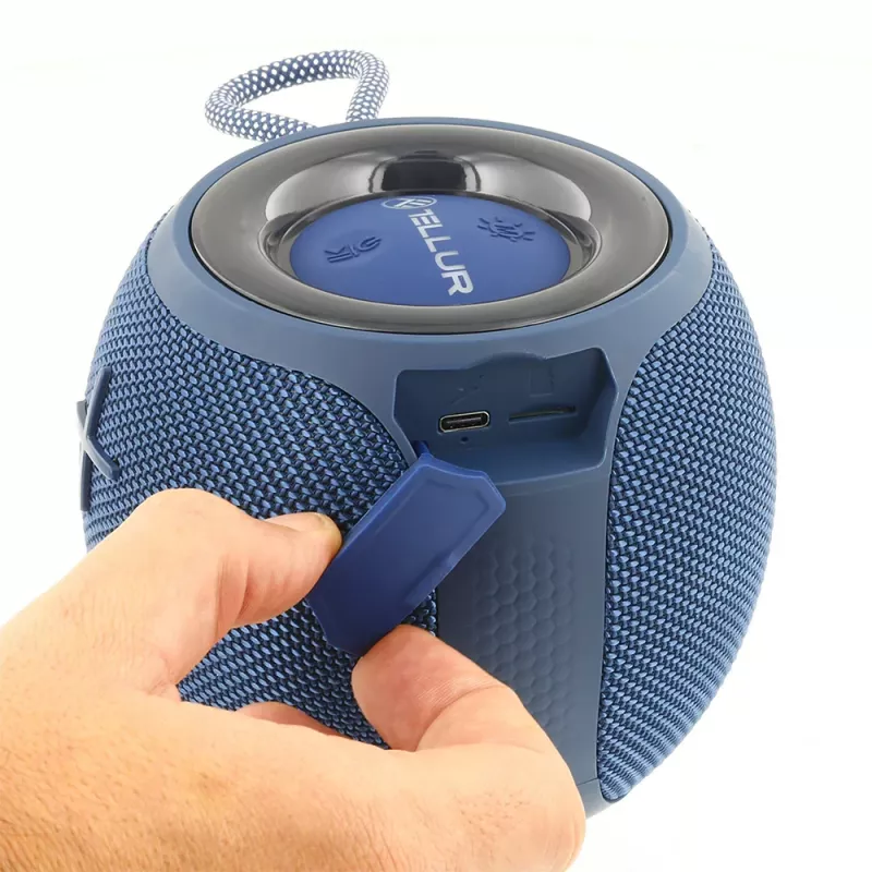 Tragbarer Lautsprecher Tellur Mirage Bluetooth-Lautsprecher 12W Blau