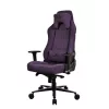 Gaming-Stuhl Arozzi Vernazza SoftFabric Lila — ergonomisches Design, verstellbare Armlehnen und Höhe