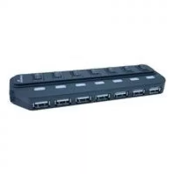 MediaRange MRCS504 - Hub - 7 x USB2.0 - Desktop (MRCS504)