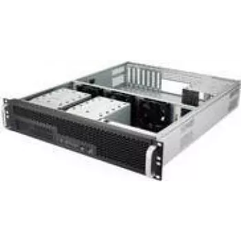 Fantec SG-290 2HE 550MM W/O PS 48,30cm (19) Servergehäuse für den Einbau in 48,30cm (19) Industrieschränke. Robuste Konstruktion und hochwertige Verarbeitung. Geeignet zum Aufsetzen von Sicherheit Server, Web Server, Online Game Server, NAS und SAN. Erweiterbar mit Teleskopschienen. (2214)