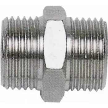 Aerotec Doppelnippel G 1/2 X G 1/2 lose Druckluft-Doppelnippel (2005023Z)