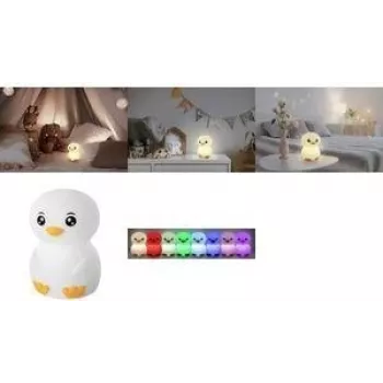 Ansmann Nachtlicht Pinguin Weiß Silikon LED-Technologie - Lithium-Ionen (Li-Ion)
