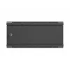 Wandmontierbarer 19-Zoll-Netzwerkschrank LANBERG 4U 600×600 mm, schwarz