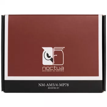 Montageset Noctua NM-AM5/4-MP78 Chrom Schwarz für CPU-Kühler – unterstützt AM4- und AM5-Sockel