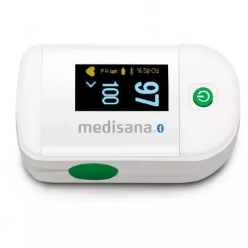 Medisana PM 100 Connect Pulsoximeter, grau/weiß
