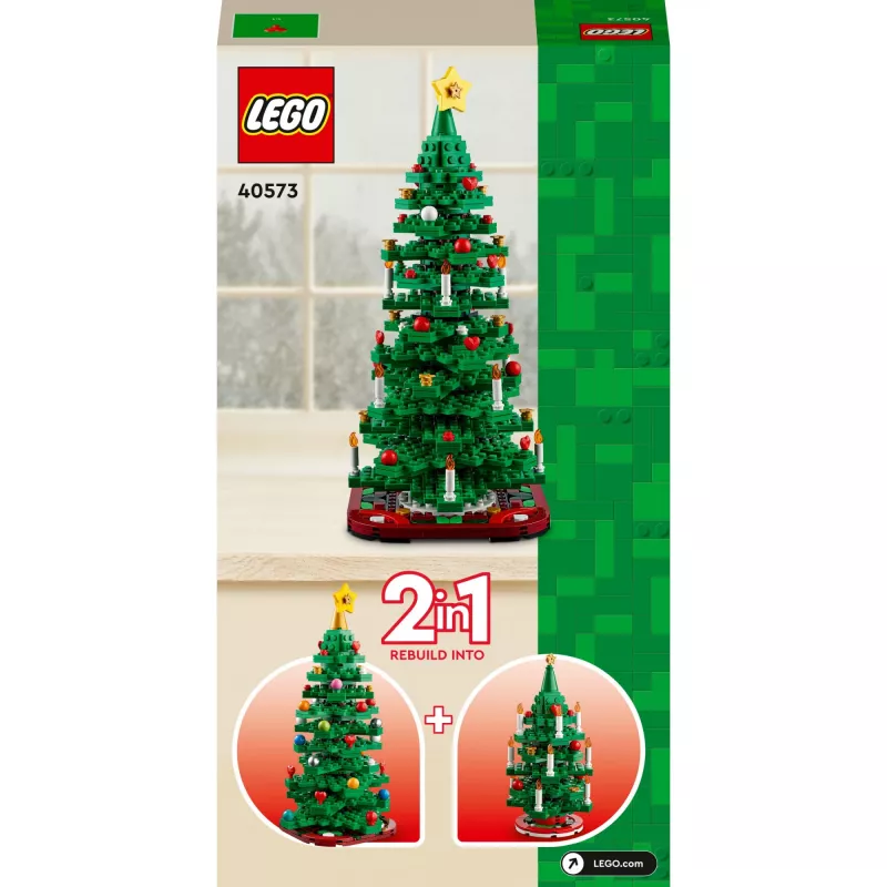 LEGO Weihnachtsbaum Set 40573 – saisonales Ausstellungsmodell, dekorativer Mini-Bau