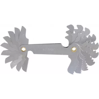 Gewindelehren-Satz ks tools 301.0090 — 22-teiliger Satz Schraubgewinde-Messlehren