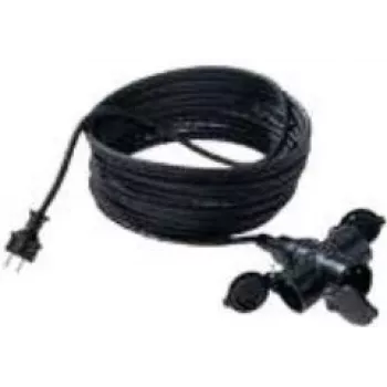 Stromkabel Bachmann 343.175 Schwarz 10 m