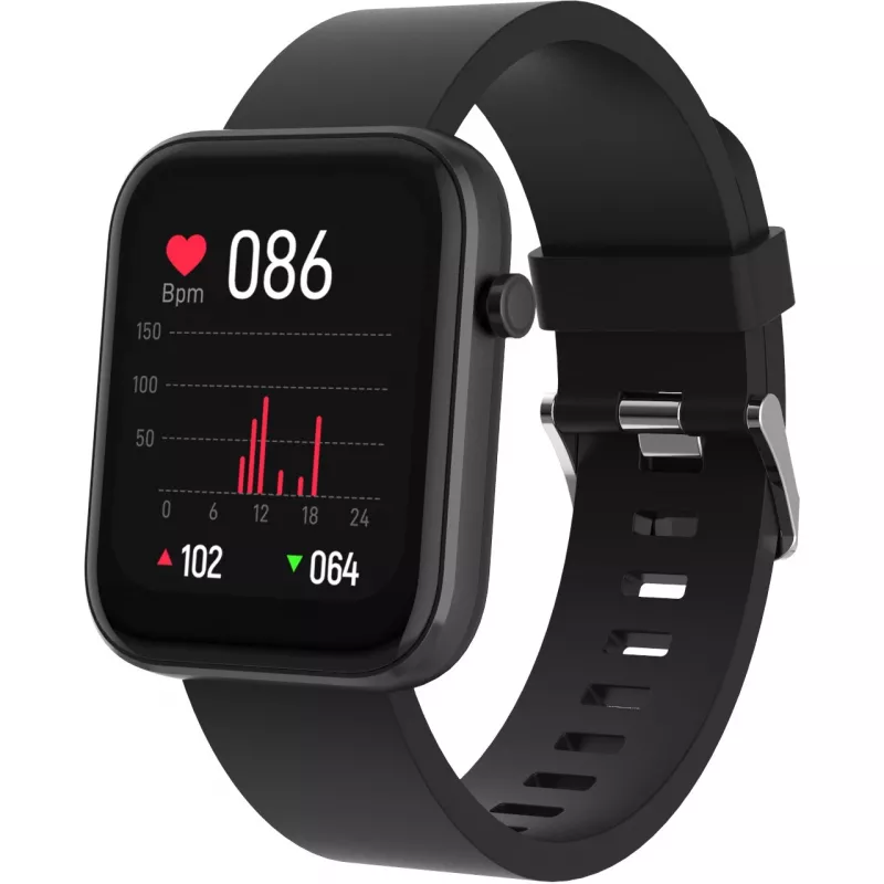 DENVER SW-182 - Smartwatch mit Armband - 4,3 cm (1,7 Zoll) Display - Bluetooth - Schwarz (116111000580)