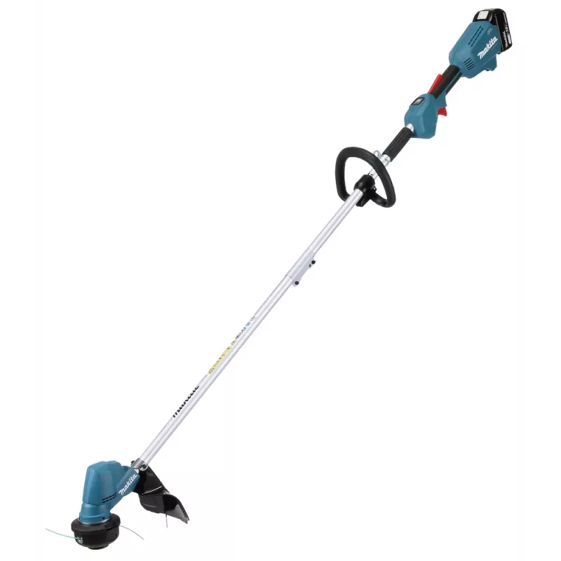 Makita DUR192LRT1, Rasentrimmer, Bügelgriff, 6000 U/min, Schwarz, türkis, 30 cm, 87,8 dB