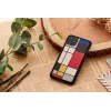 Smartphone-Hülle man and wood für iPhone 11 Pro — schwarze Holzschutzhülle