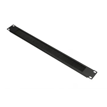 Bürstenblende, Extralink, EX.9670, Schwarz, 1HE