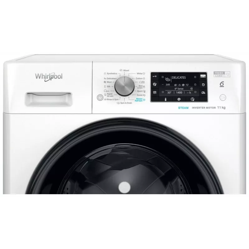 Indesit FFD 11489 BV EE Waschmaschine, A, Frontlader, Waschkapazität 11 kg, 1351 U/min, Tiefe 60,5 cm, Weiß | Whirlpool