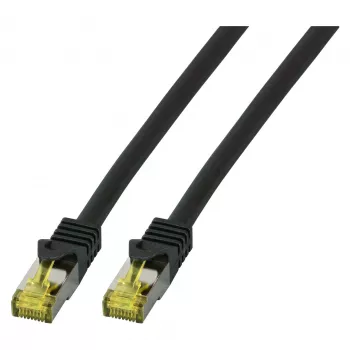 EFB-Elektronik RJ45 Patchkabel Cat.6A S/FTP LSZHCat.7 Rohkabel schwarz 1,5 m Hersteller: EFB Elektronik (MK7001.1,5B)