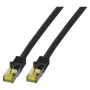 EFB-Elektronik RJ45 Patchkabel Cat.6A S/FTP LSZHCat.7 Rohkabel schwarz 1,5 m Hersteller: EFB Elektronik (MK7001.1,5B)