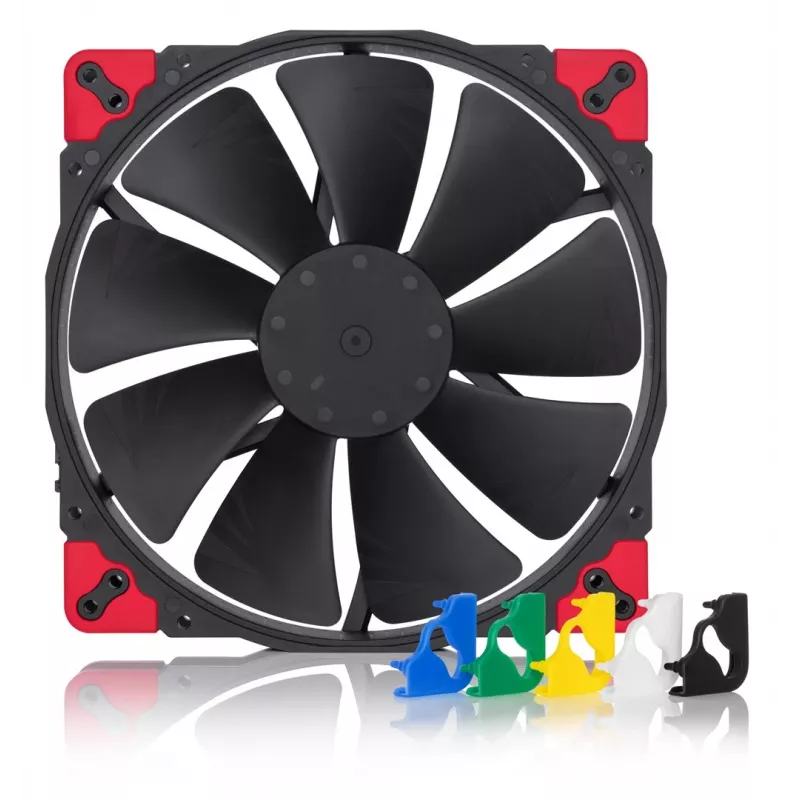 Noctua NF-A20 PWM CH.BK.S — 200 mm PWM Computer-Gehäuse-Lüfter, 12 V, 350–800 U/min, 146.9 m³/h, SSO-Lager
