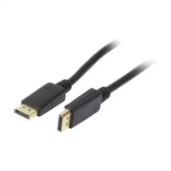 Kabel Video DisplayPort 1.2, ST/ST, 1,0m, Ultra HD 4k*2k 3840*2160@60hz 4:4:4, 8 Bit, CCS, Synergy 21 (S215438V2)
