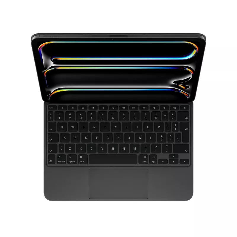 Apple Magic Tastatur QWERTY Englisch Schwarz Kabellos Trackpad