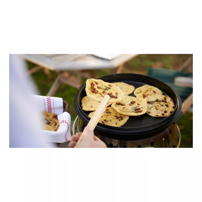 Backblech Petromax FT12 rund Gusseisen Ofen, geeignet für Brot und Fleisch, 15 kg