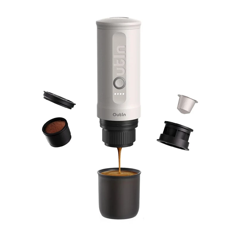 Kaffeemaschine Outin 670g Nano Weiß