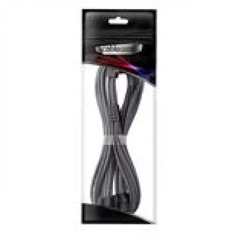 CableMod C-Series Pro Anschlusskabel Variante A 90mm 16‑Pin auf 2×8‑Pin PCIe carbon