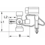 Schaltschrankschlüssel KS TOOLS 130.1010, 42 mm