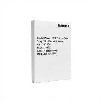 PanzerGlass 2-in-1 Wallet Case für Samsung Galaxy A26 5G — Tango Feature-Hülle, Schutzhülle mit Kartenfach