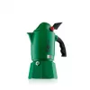 Moka-Kanne BIALETTI Moka BREAK ALPINA — 3 Tassen, grün, Aluminium, Bakelit-Griff