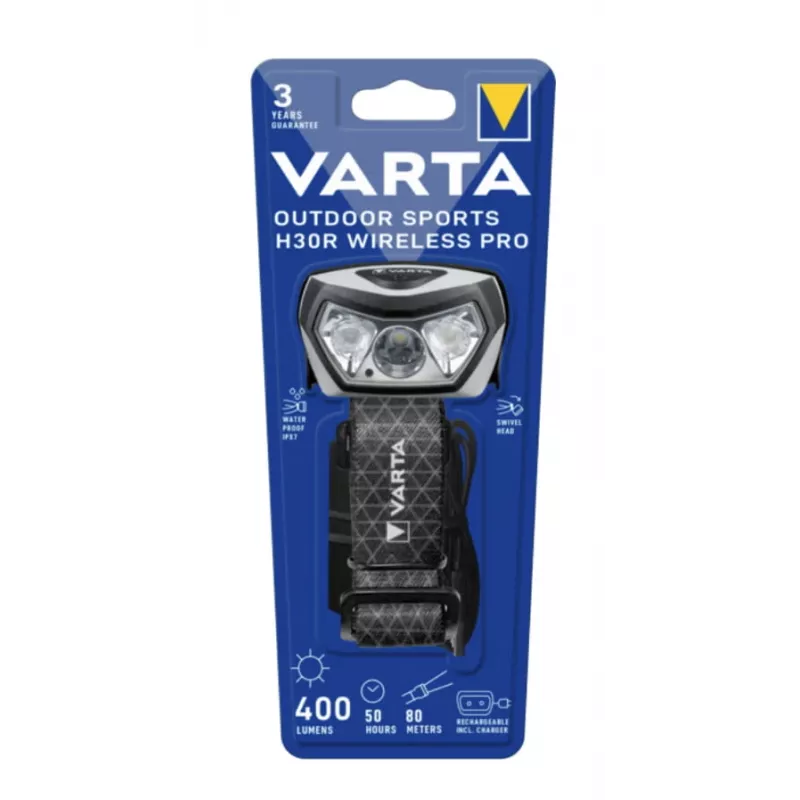 Stirnlampe Varta Outdoor Sports H30R Wireless Pro 400 lm IPX7