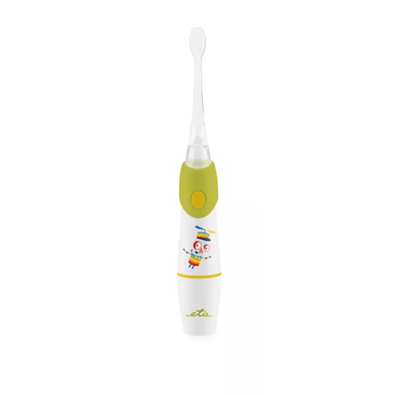 Kinder-Schallzahnbürste ETA SONETIC batteriebetrieben grün 1 Handstück + 1 Bürstenkopf 160 mm