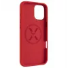 Backcover FIXED für Apple iPhone 16 Plus — MagFlow flüssiges Silikon, Rot