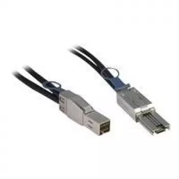 Inter-Tech - Externes SAS-Kabel - SAS 12Gbit/s - 36-polig 4x geschirmt Mini MultiLane (M) auf 4x geschirmt Mini MultiLane SAS (SFF-8088), 26-polig (M) - 1,0m - Schwarz (88885007)