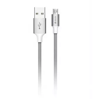 Micro-USB-Kabel Devia Pheez Series 5V 2.4A 2m – grau