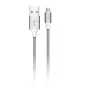 Micro-USB-Kabel Devia Pheez Series 5V 2.4A 2m – grau