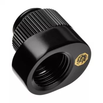 Extension Offset (2er-Pack) BitsPower BPTA-PAM-GB — schwarz, abgewinkelte PC-Wasserkühlungsanschlüsse