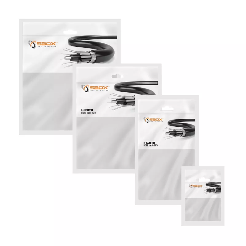 SBOX AUDIO CABEL 3.5 mm Stecker auf Stecker 0,5 m Schwarz