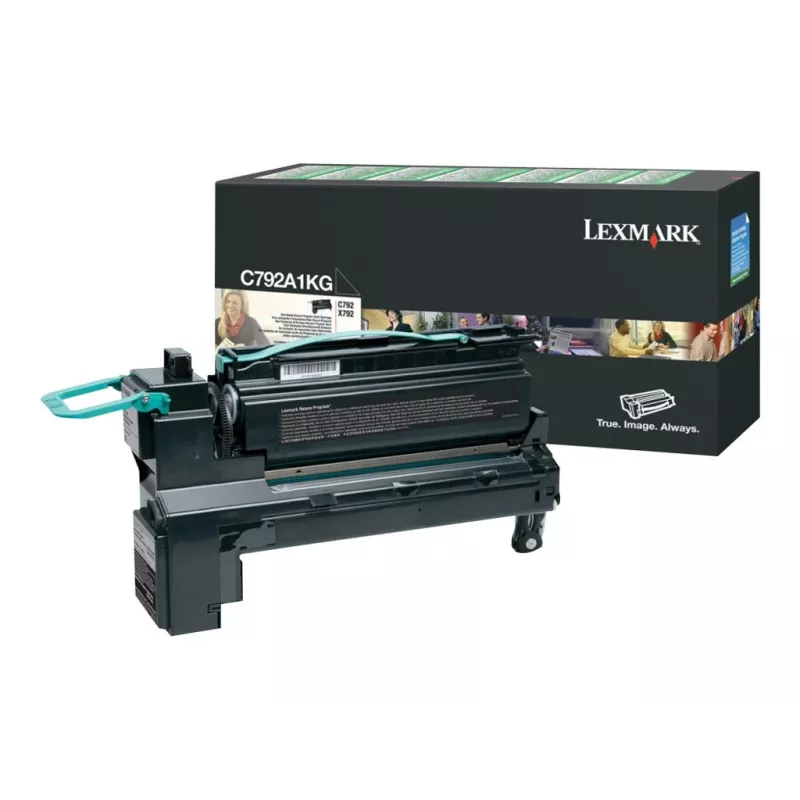 Toner Lexmark C792A1KG 30000 Seiten Schwarz