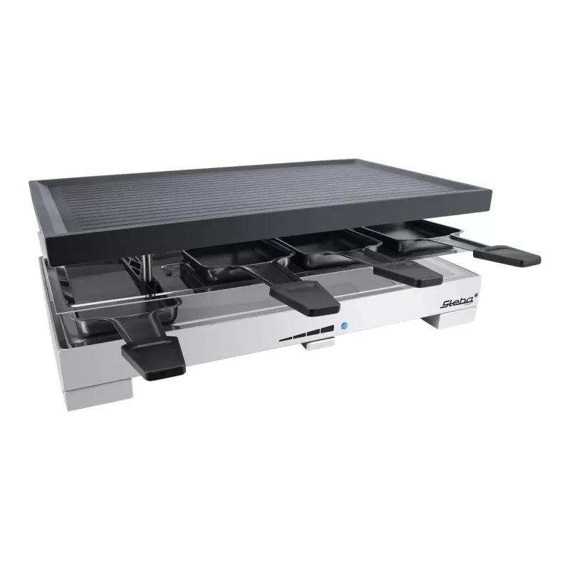 Steba RC 68 - Raclettegrill - 1,2 kW - Schwarz/Edelstahl