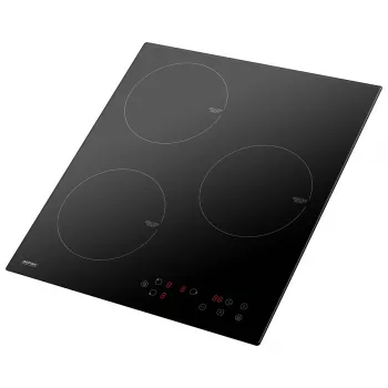 Induktionskochfeld MPM MPM-45-IM-14, Einbau 3-Zonen (180 mm) Glaskeramik-Kochfeld, 6000 W, Touch-Steuerung