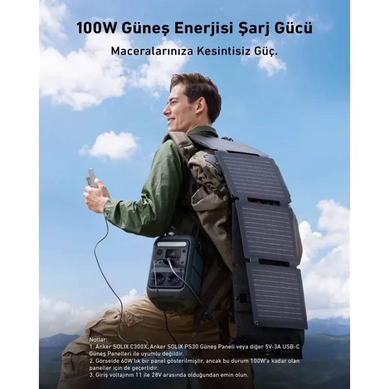 Anker SOLIX C300X tragbare Powerstation 7 Lithium-Eisenphosphat (LiFePO4) 90000 mAh