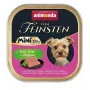 ANIMONDA Vom Feinsten Adult Mini Rind, Ente und Oregano - Nassfutter für Hunde - 100g