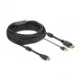 Video-Kabel-Adapter DeLOCK 85968 10 m HDMI Typ A DisplayPort USB Typ A Schwarz