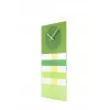 NeXtime Wanduhr 2855gn Bold Stripes, 19 x 38 cm, Wand, Grün