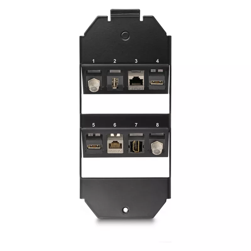 Montageset DeLOCK 88062 Schwarz Metall