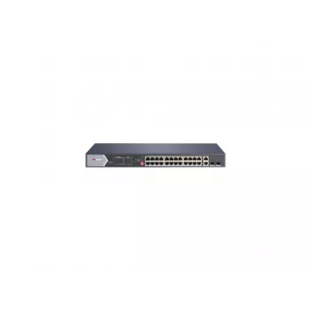 Hikvision DS-3E0528HP-E Netzwerklinks Unmanaged Gigabit Ethernet (10/100/1000) PoE-Unterstützung Blau