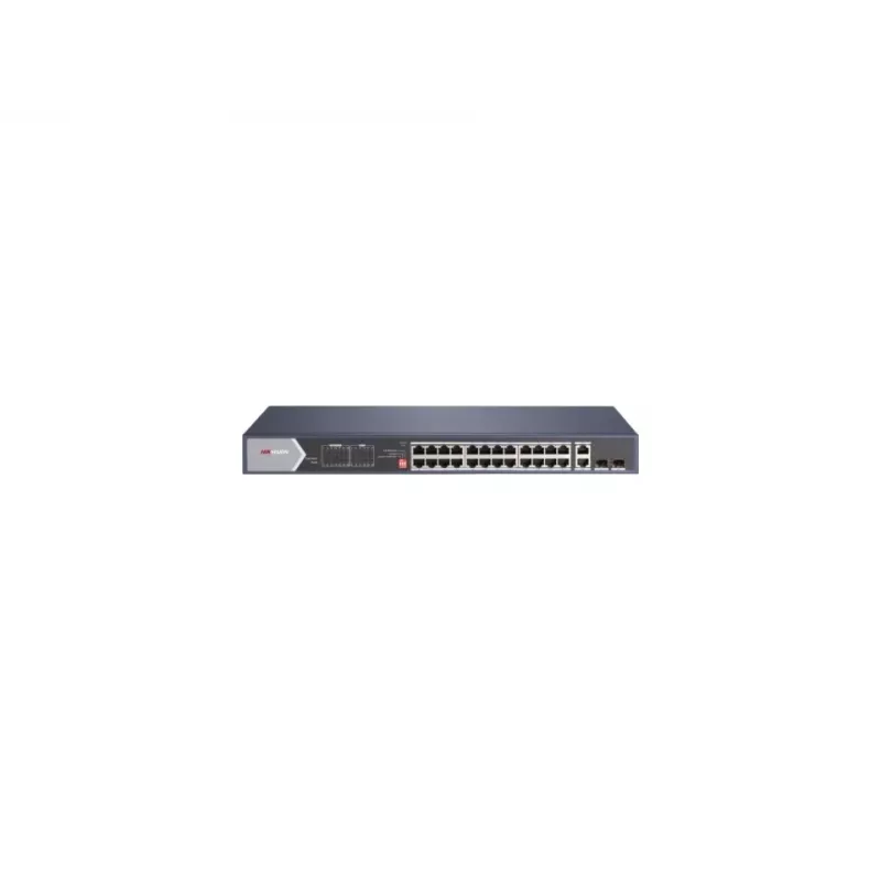 Hikvision DS-3E0528HP-E Netzwerklinks Unmanaged Gigabit Ethernet (10/100/1000) PoE-Unterstützung Blau