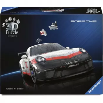 3D Puzzle Ravensburger Iconics Porsche 911 GT3 Cup – Modellbausatz