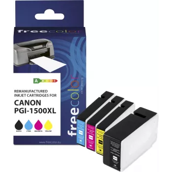 Multipack Cartridge Freecolor Canon PGI-1500XL BK/C/M/Y